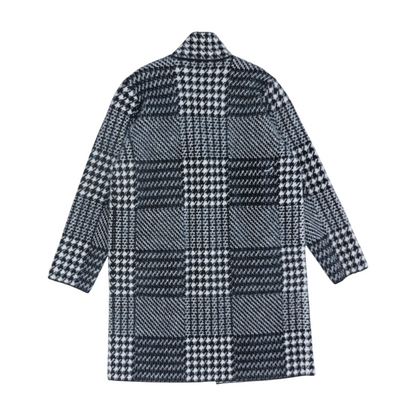 Black Houndstooth Coat