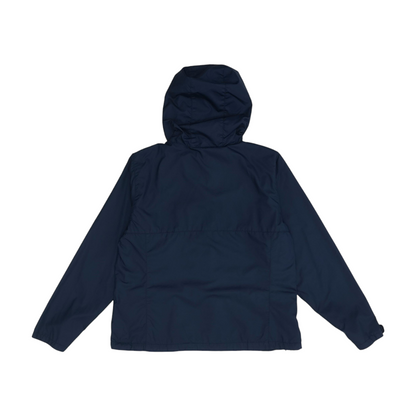 Navy Solid Rain Jacket
