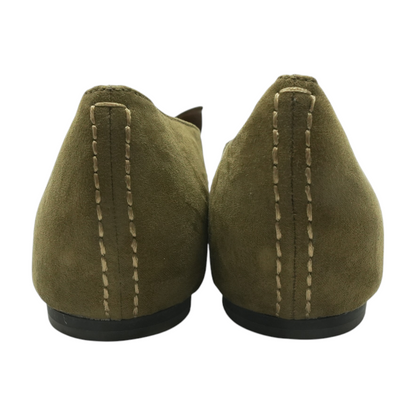 Olive Slip-On Flats