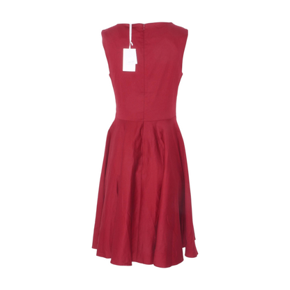 Maroon Midi Dress