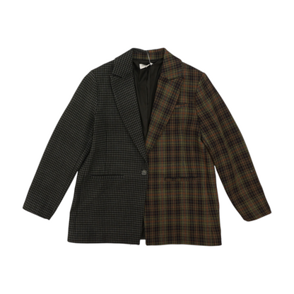 Multi Plaid Blazer