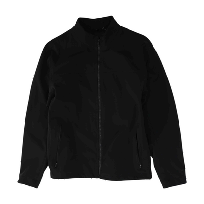 Black Solid Active Jacket