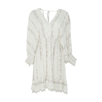 Beige Abstract Cover-Up