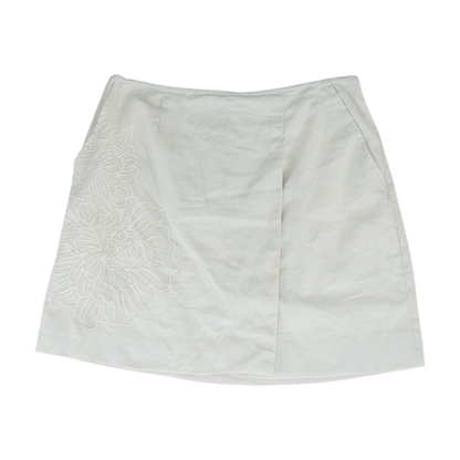 Beige Mini Skirt