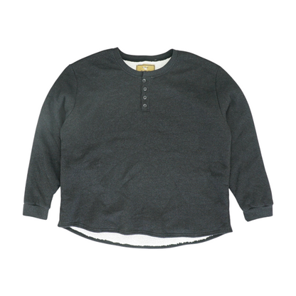 Gray Solid Pullover Sweater