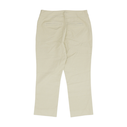 Tan Solid Capris