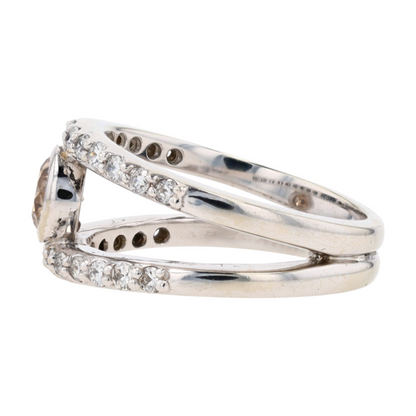9/10 ctw 14K White Gold Diamond Fashion Ring