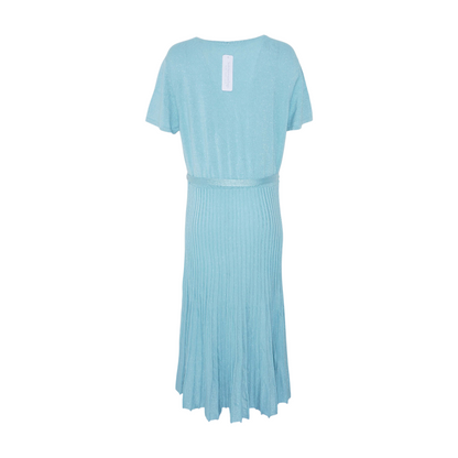 Blue Plus Midi Dress