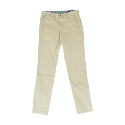 Beige Regular Pants