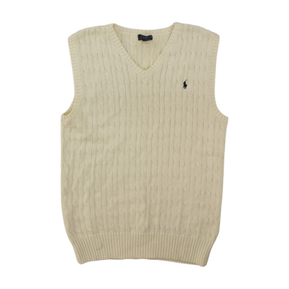 Cream Vest Sweater
