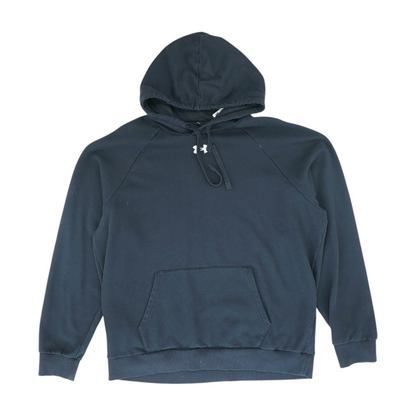 Black Solid Hoodie Pullover