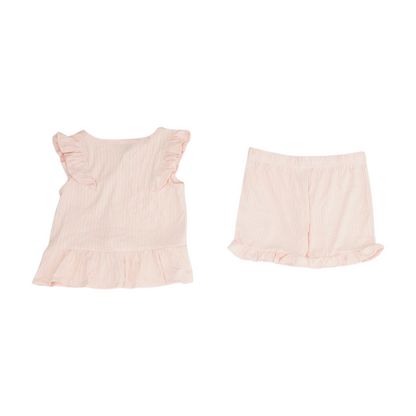 Pink Sleeveless Set