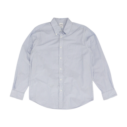 Blue Striped Long Sleeve Button Down