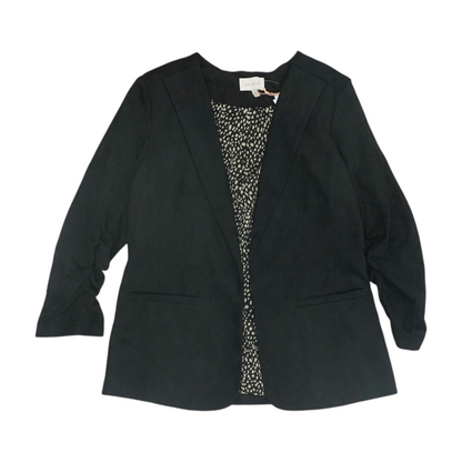 Black Solid Blazer