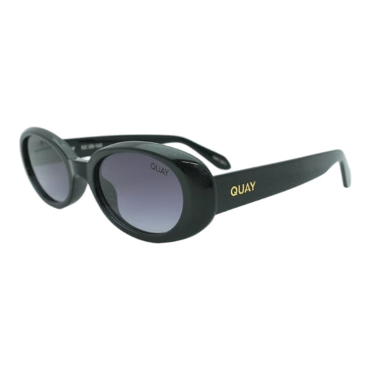 Black Felt Cute Oval Sunglasses