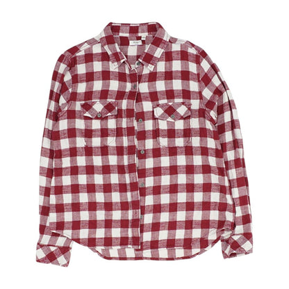 Red Check Flannel Button Down