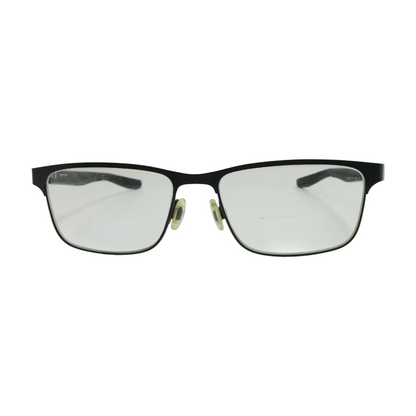 Black 8130 Rectangle Prescription Eyewear