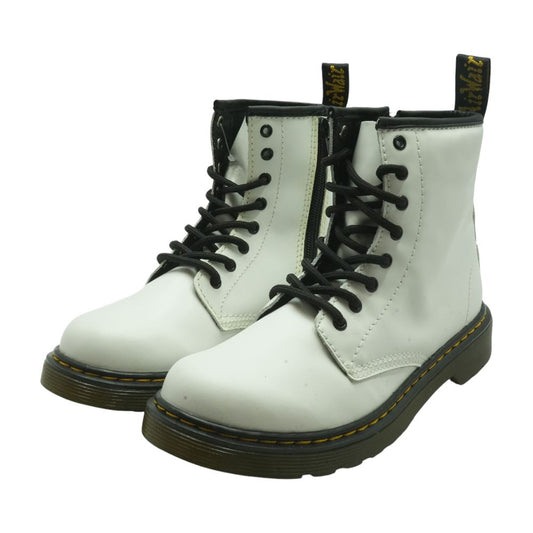1460 White Leather Boots
