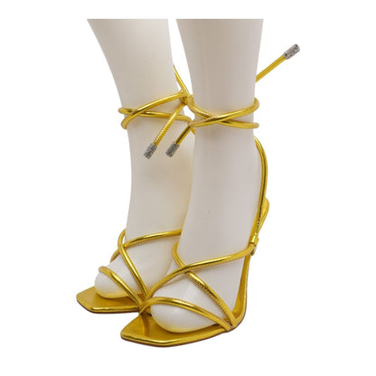 Yellow Saffron Rainia Pump Heels