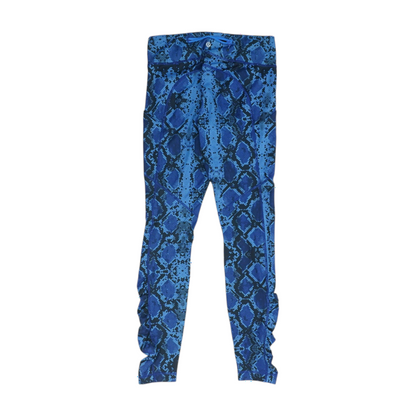 Blue Animal Print Active Leggings
