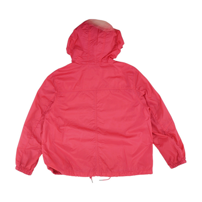 Pink Solid Rain Jacket