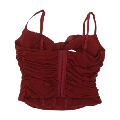 Maroon Cropped Blouse