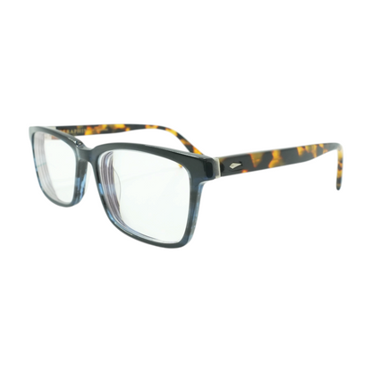 Black Kellogg Rectangle Prescription Eyewear
