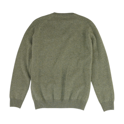 Green Solid Pullover Sweater