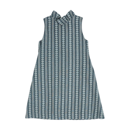 Charcoal Print Dress