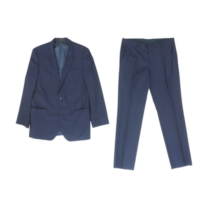 Navy Long Solid Suit