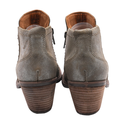 Gray Ankle Boots