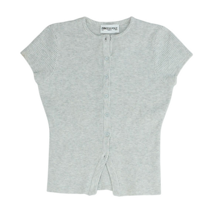 Gray Cardigan Sweater