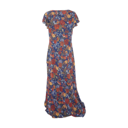 Navy Floral Maxi Dress