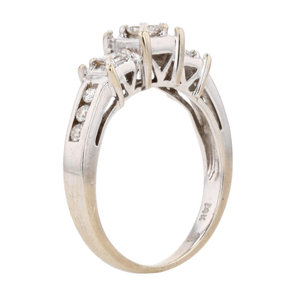 1/3 ctw 14K White Gold Diamond Engagement Ring