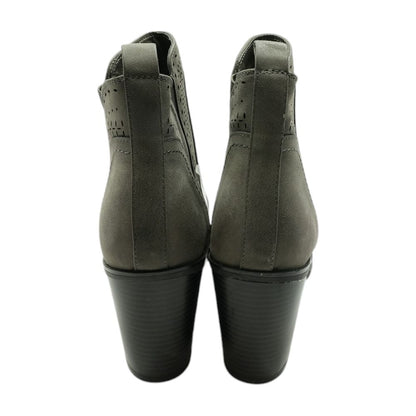 Gray Ankle Boots