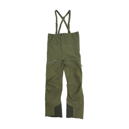 Rush Bib Pant in Olive Green