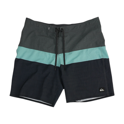 Gray Color Block Swim Bottom
