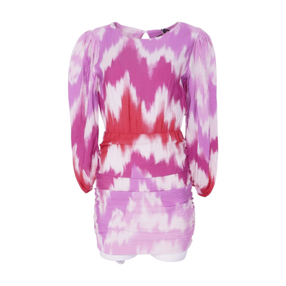 Tie and Dye Printed Viscose Dress