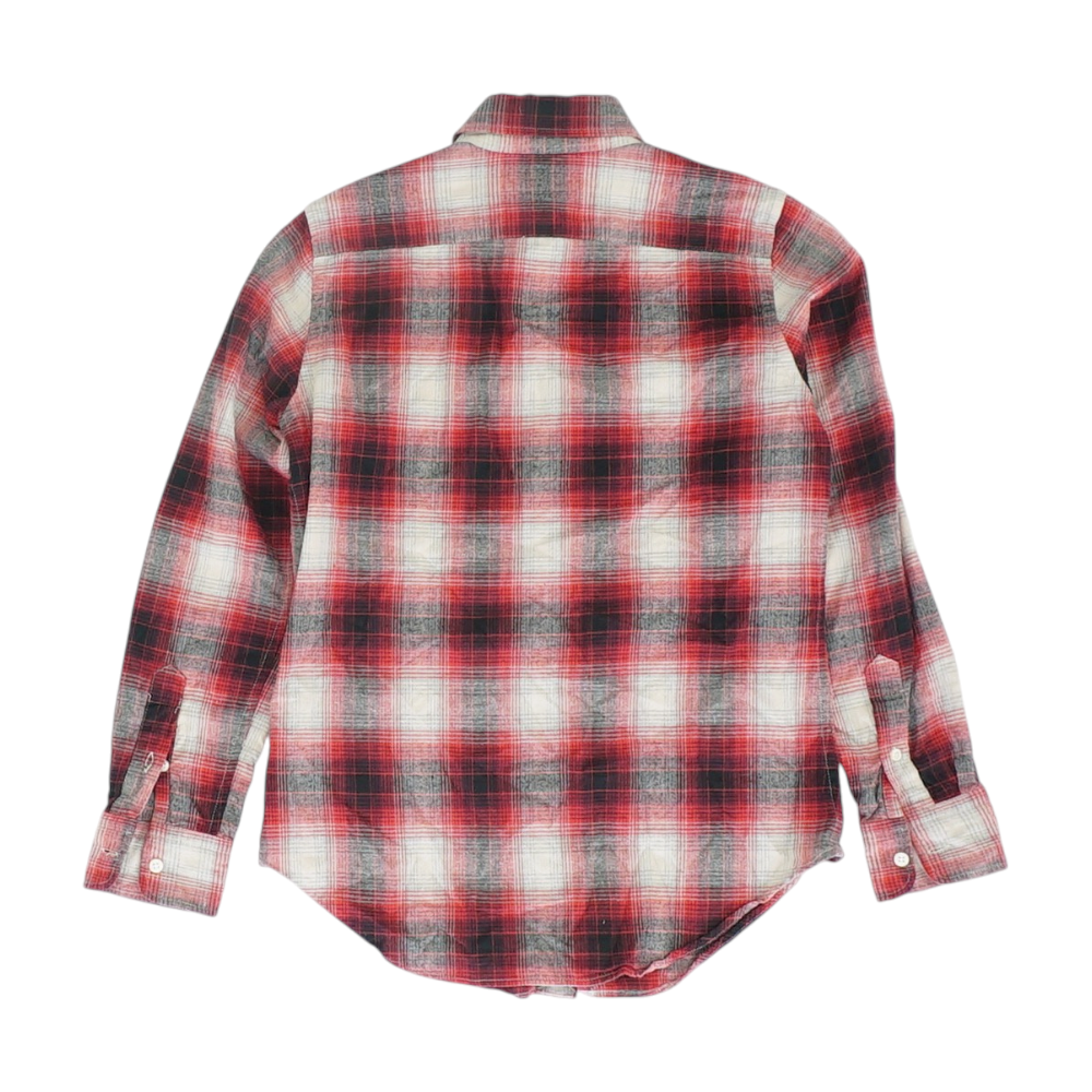 Red Plaid Flannel Button Down
