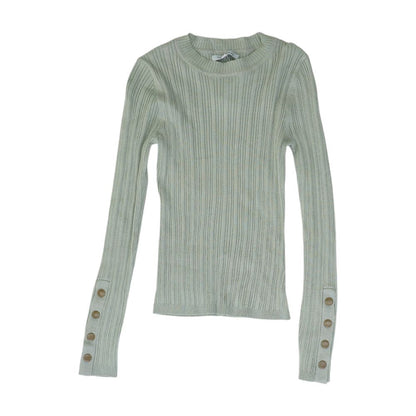 Green Knit Top