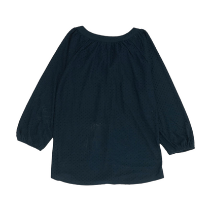 Navy Petite Blouse