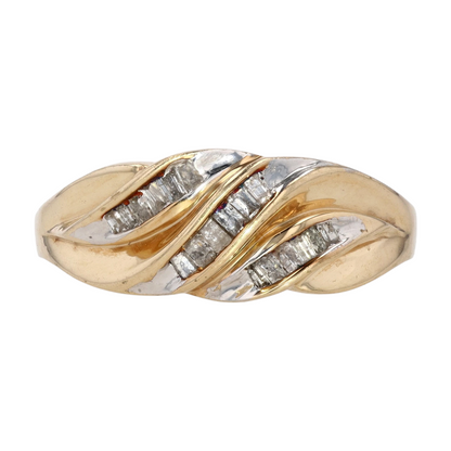 1/10 ctw 10K Yellow Gold Diamond Fashion Ring