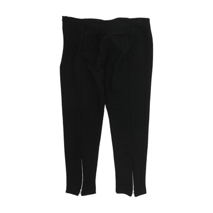 Black Solid Pants