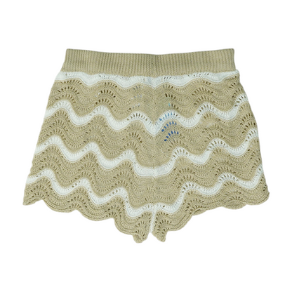 Tan Striped Cover-Up