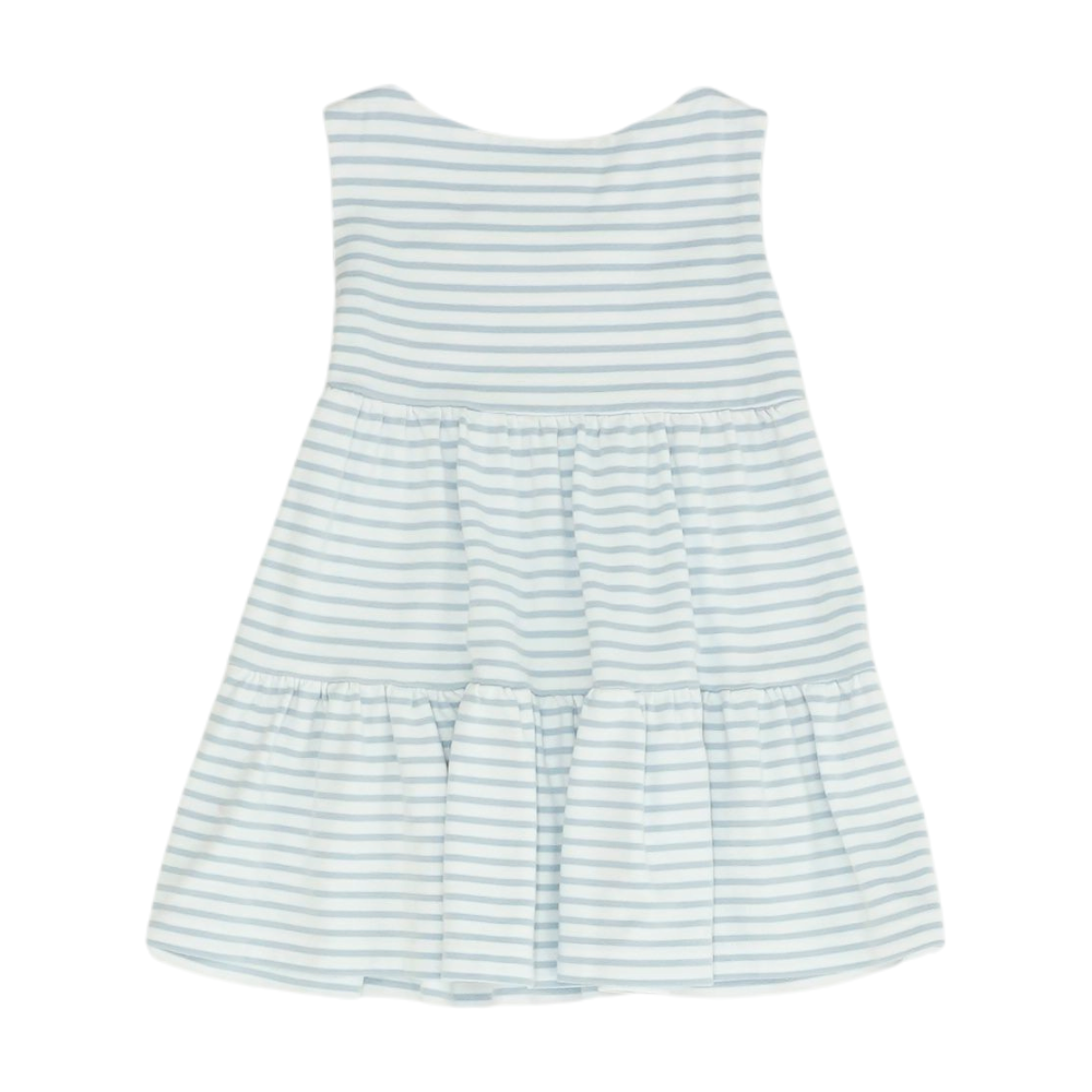 White Striped Dress