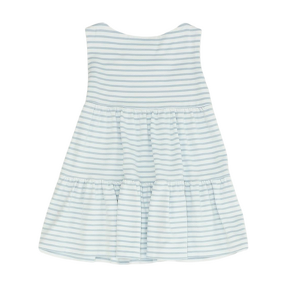 White Striped Dress