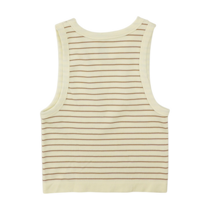 Cream Striped Blouse