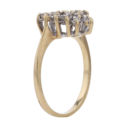 1/10 ctw 10K Yellow Gold Diamond Fashion Ring