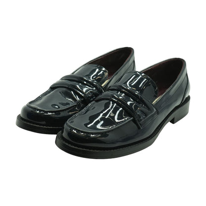 Black Leather Loafer Dress Shoes