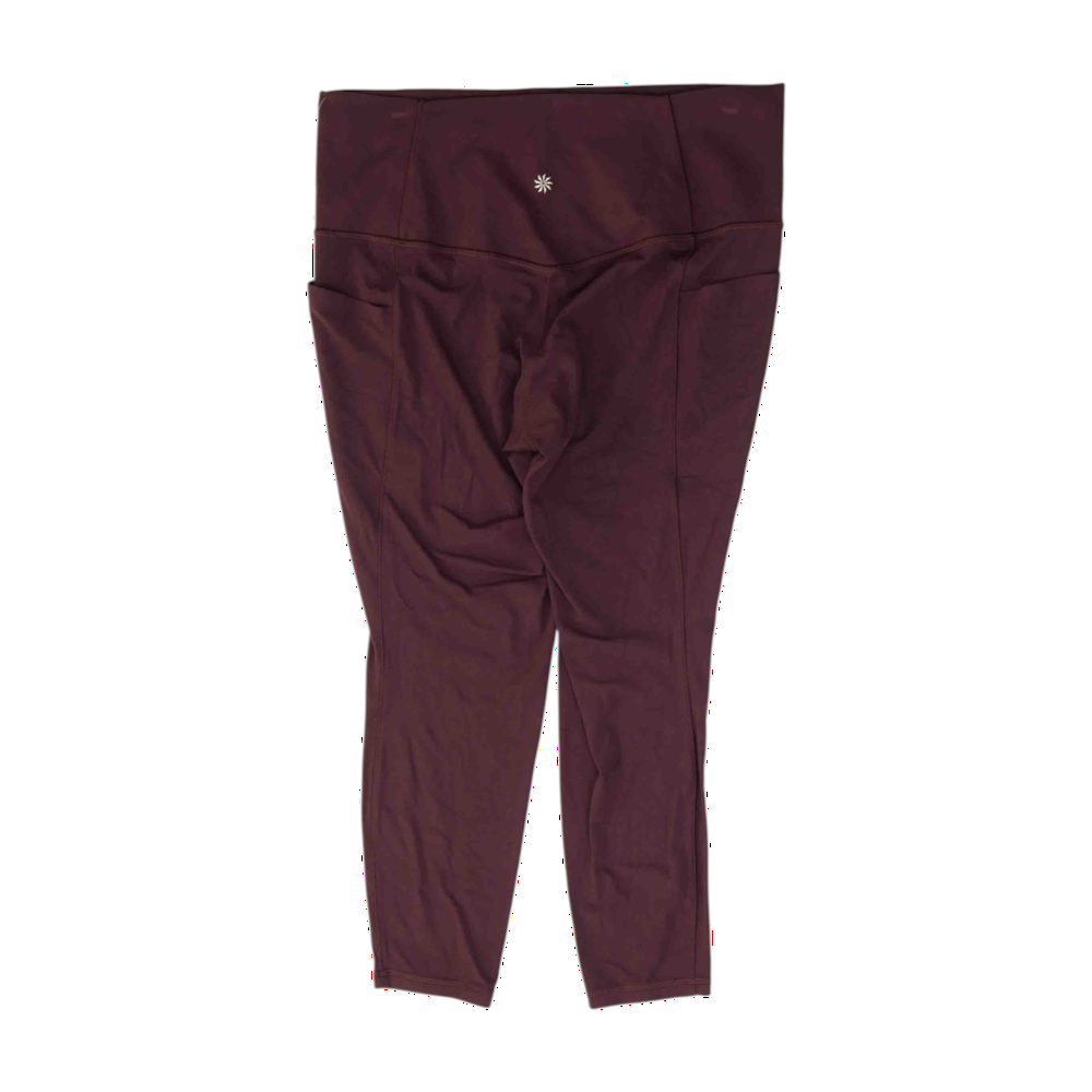 Maroon Active Leggings